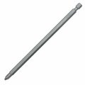 Urrea Urrea Industrial Grade Phillips Power Bit, , 6"L X 1/4", #2 Tip, 1/4 Hexagon Drive 12062